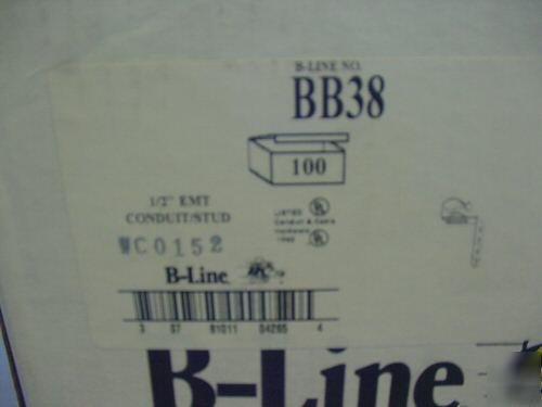 B-line 1/2 inch emt for conduit and studs