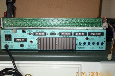Bogen MCP35A control panel w/ 3- intercom switchbanks