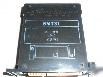 Complete rack texas instruments i/o module base plc