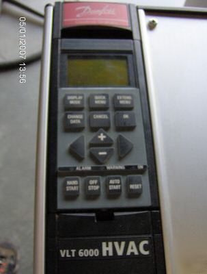 Danfoss drive vlt 6022 model 175Z7366 20 hp 460V 