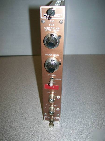Eg&g ~ ortec model 550 single-channel analyzer sca