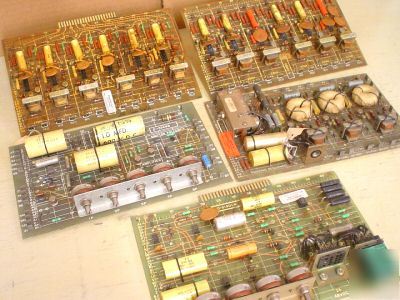 Lot of 5 various reliance electric boards