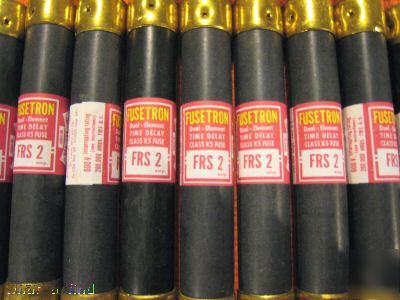 New 10 lot buss frs 2 fuse FRS2 2 amp 600 volt 