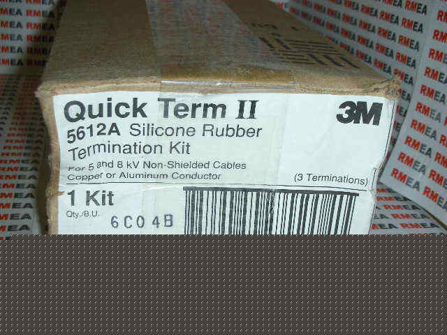 New 3M cold shrink cable termination kit 5612A lot of 4