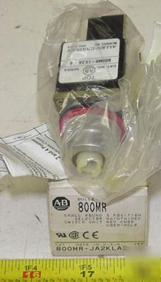New * *800MR_ allen bradley selector switch # JA2KLA3-__ 