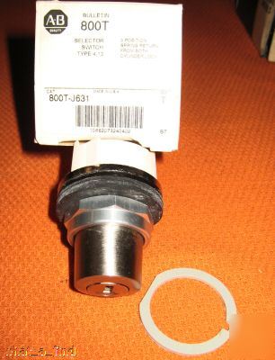 New allen bradley 800T-J631 3 pos cylinder lock return