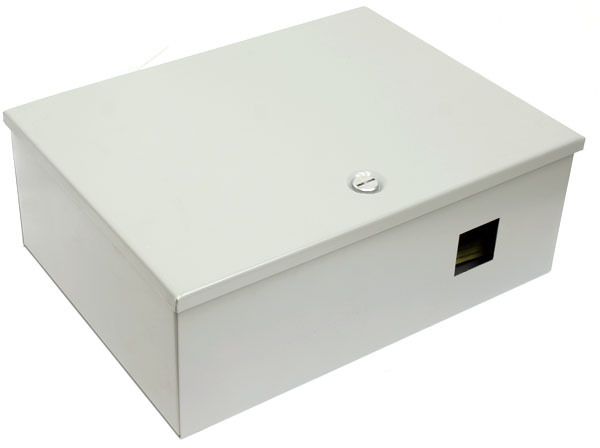 New hoffman a-16N126 box hinged cover enclosure