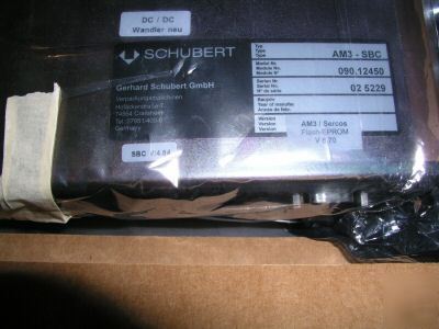 New schubert vms contol module 090 12450 AM3-sbc sercos