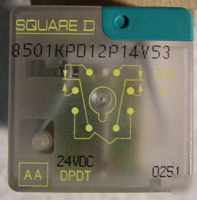New square d general purpose relay 8501 KPD12P14V53 