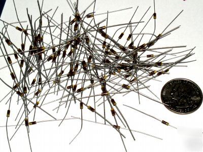 70+ carbon comp 100 ohm 1/8W resistor mil cc rcr nos