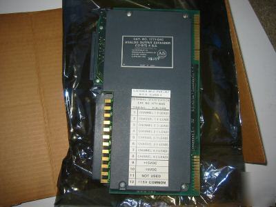 Allen bradley 1771-E4C analog output expander