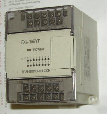 Mitsubishi output module FX0N-16EYT FX0N16EYT