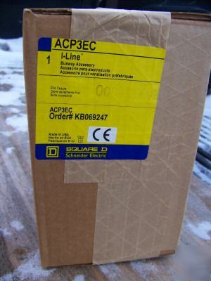 New square d iline ACP3EC end cap bus duct busway 