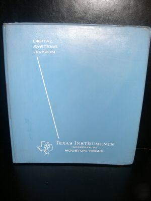 Texas instruments multi/riter recorder man. 245893-9701