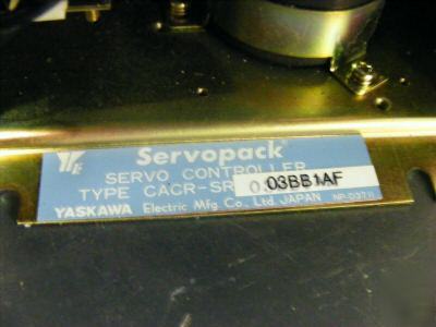 Yaskawa elec servopack servo controller cacr-SR03BB1AF