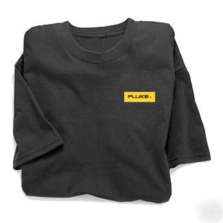  fluke heavyweight black t shirt 2XL xxl meter test 