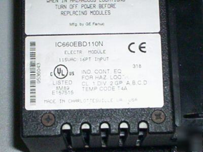 Ge fanuc electronic assembly IC660EBD110N