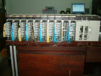 Omron C200HG cpu 43E w/C200HW-COM05-V1, PA204, i/o 