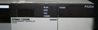 Omron sysmac C200HE/CPU42 with PA204/ID212/OD212/SP001