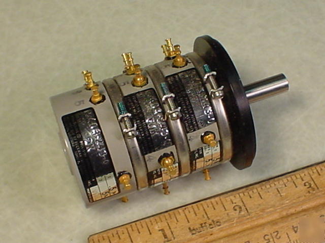 Precision 3 gang 2K 50K 5K potentiometer nos