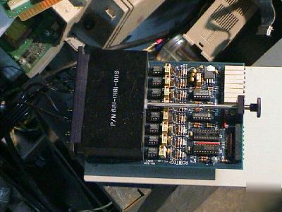 Robitech pneumatic servo controller card.std buss slot