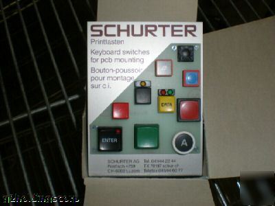 Schurter printtasten keyboard switches for pbc mounting
