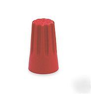 (500) P6 red wire nut connector