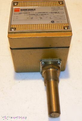 Delaval barksdale L2HH204W gold line temperature switch