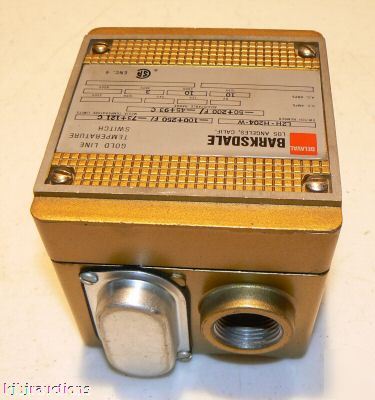 Delaval barksdale L2HH204W gold line temperature switch