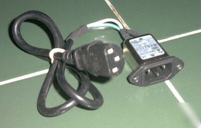 Emi filter 10SS1 high and low corp. 10A 250V w/ lead