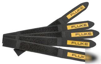 Fluke meter klein tools test vom lead wraps 5 pack lot