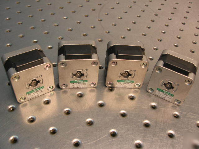 G34786 four sanyo denki stepsyn stepping motors