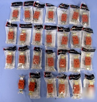 Lot 27 cooper wiring device IG5361RN single receptacle