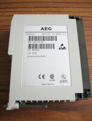 Modicon aeg dep-210/as-bdep-210 discrete input 8X115VAC