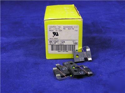 New gmt-12A bussman bk/gmt-12 fuse GMT12 amp box of 100 