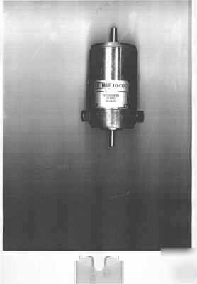 New pittman dc servo lo_cog motor model 14203D268-R1 