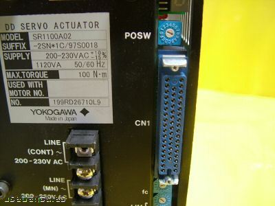Yokogawa dynaserv servo actuator drive SR1100A02