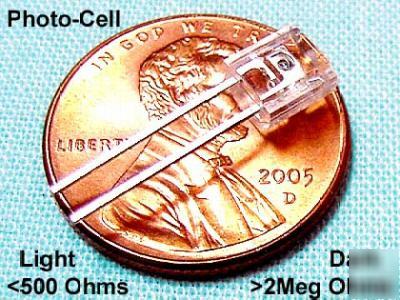 Light sensitive photo-cells - extreme light/dark ratio