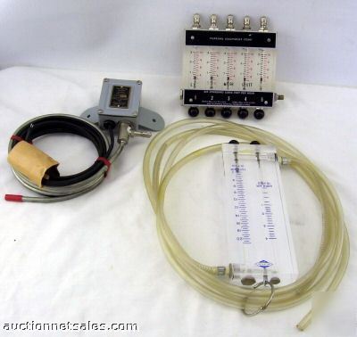 Microwave pressurization leak tester manometer waive 