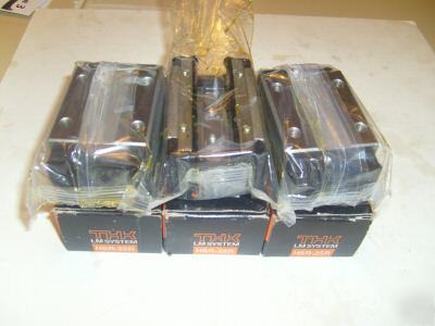 New (3) thk linear motion hsr-25 blocks iko 