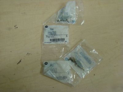 New (4) allen bradley 700-C1 cartridge contact, =