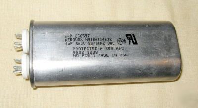 10 aerovox 4UF, 660VAC oil filled metal can capacitors