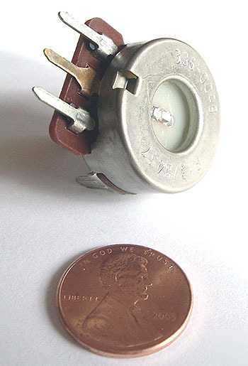 1K ohm carbon potentiometer ~ linear pot ~ cts (5)
