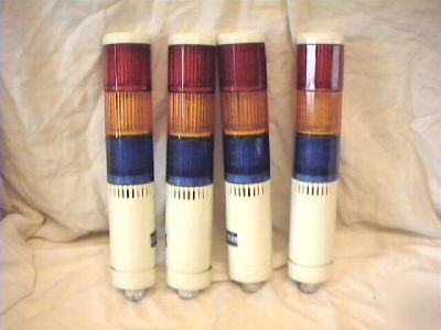 4 - light towers with 3 lights and alarm 24VDC spes-351