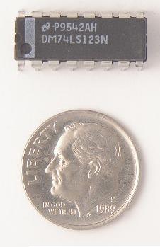 74LS123 dual monostable multivibrator 16 pin 25 pc.