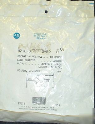 Allen bradley 871C-DE4NP12-E2 proximity switch
