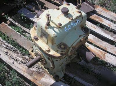 Foote brothers right angle worm 3HP gear box reducer