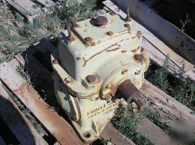 Foote brothers right angle worm 3HP gear box reducer