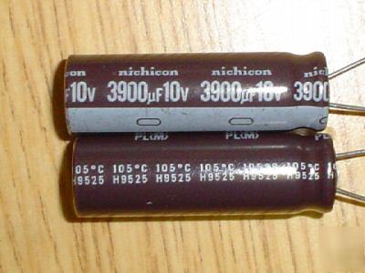 100P 10V 3900UF nichicon radial capacitors low esr 105C