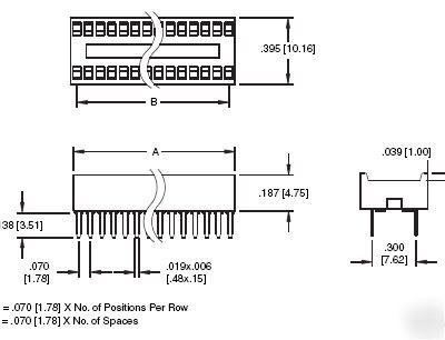 28 pin 0.300 dip ic socket, open frame nos 102PC lots 